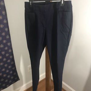 Skinny Curvy Navy Blue size 8 loft pants
